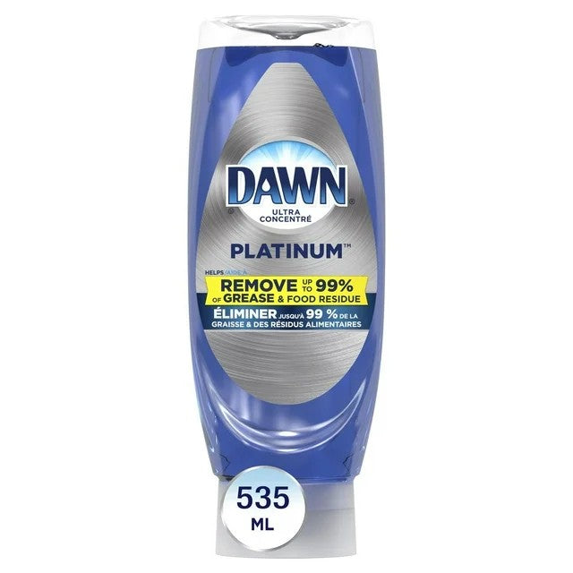 Dawn Platinum EZ-Squeeze Dish Soap Refreshing Rain, 535 mL