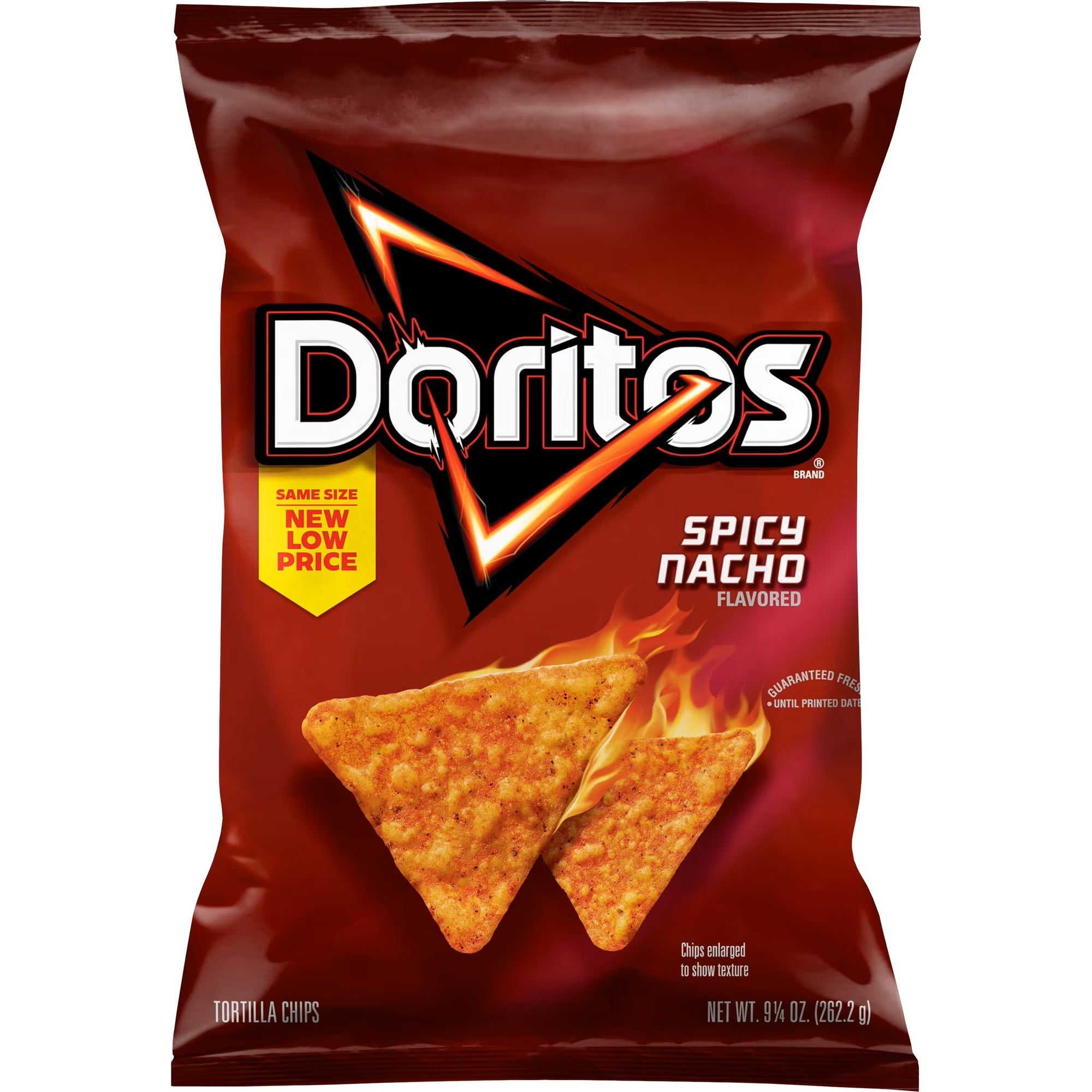Doritos Spicy Nacho Flavored Tortilla Chips, 9.25 oz Bag