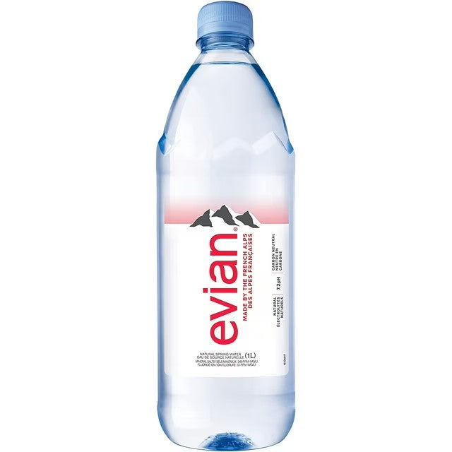 Evian Natural Spring Water 1L