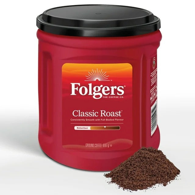 Folgers Classic Medium Roast Ground Coffee 816 g