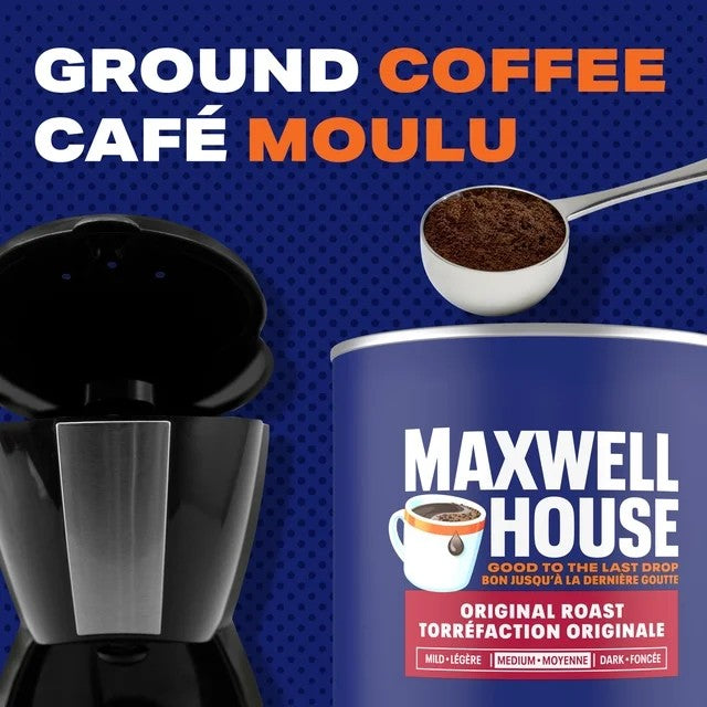 Maxwell House Original Roast Ground Coffee, 864g