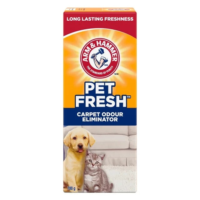 Arm & Hammer Plus OxiClean Pet Fresh Carpet & Room Odour Eliminator, Cat & Dog, 700g